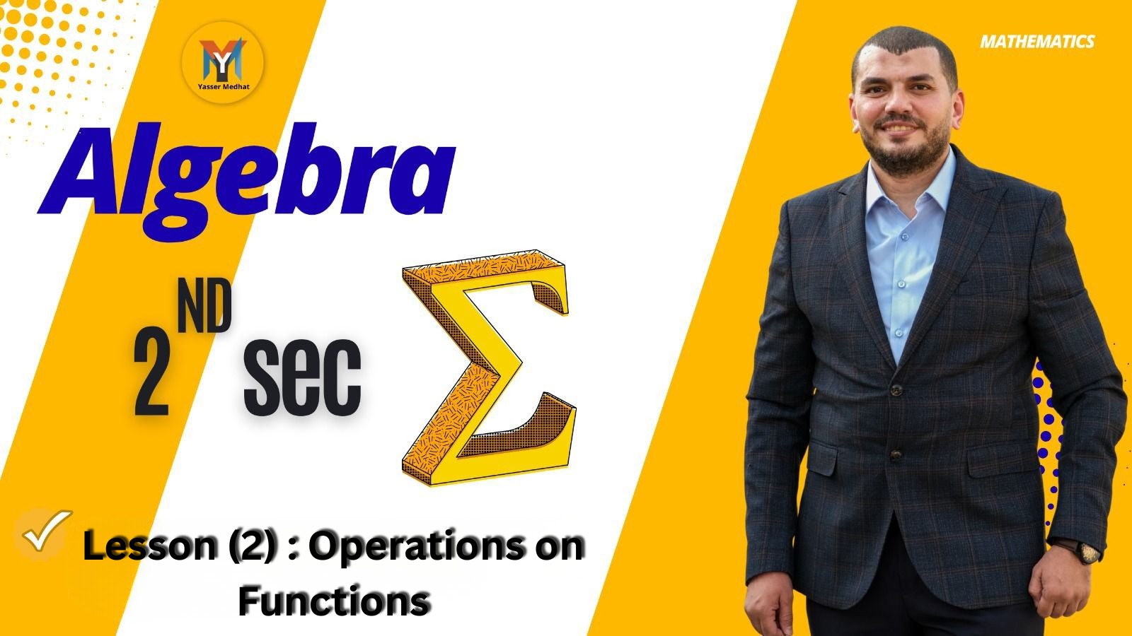 2nd Secondary algebra lesson 2 operations on functions