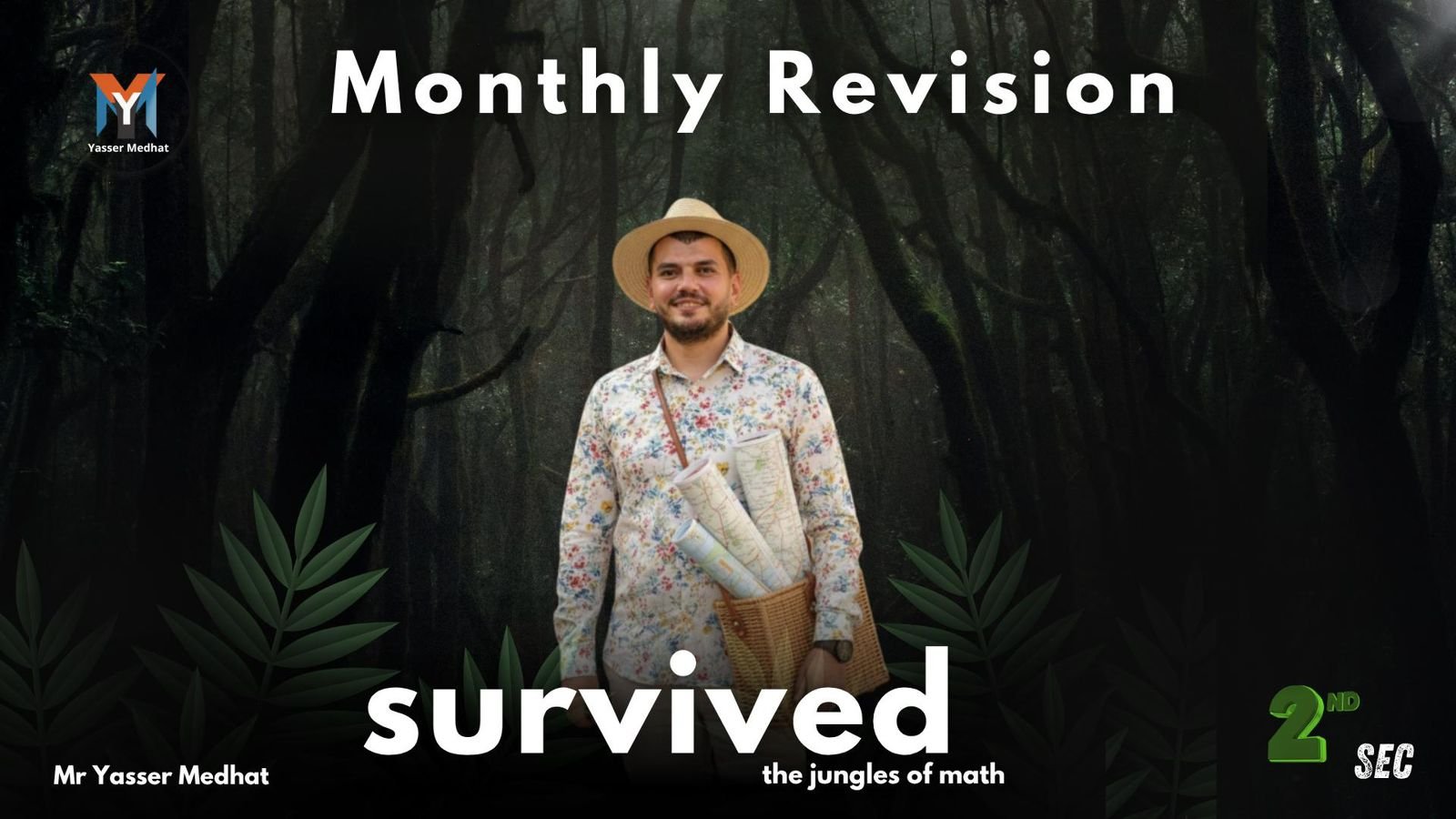 2nd Secondary Calculus and Trigonometry midterm revision and  algebra