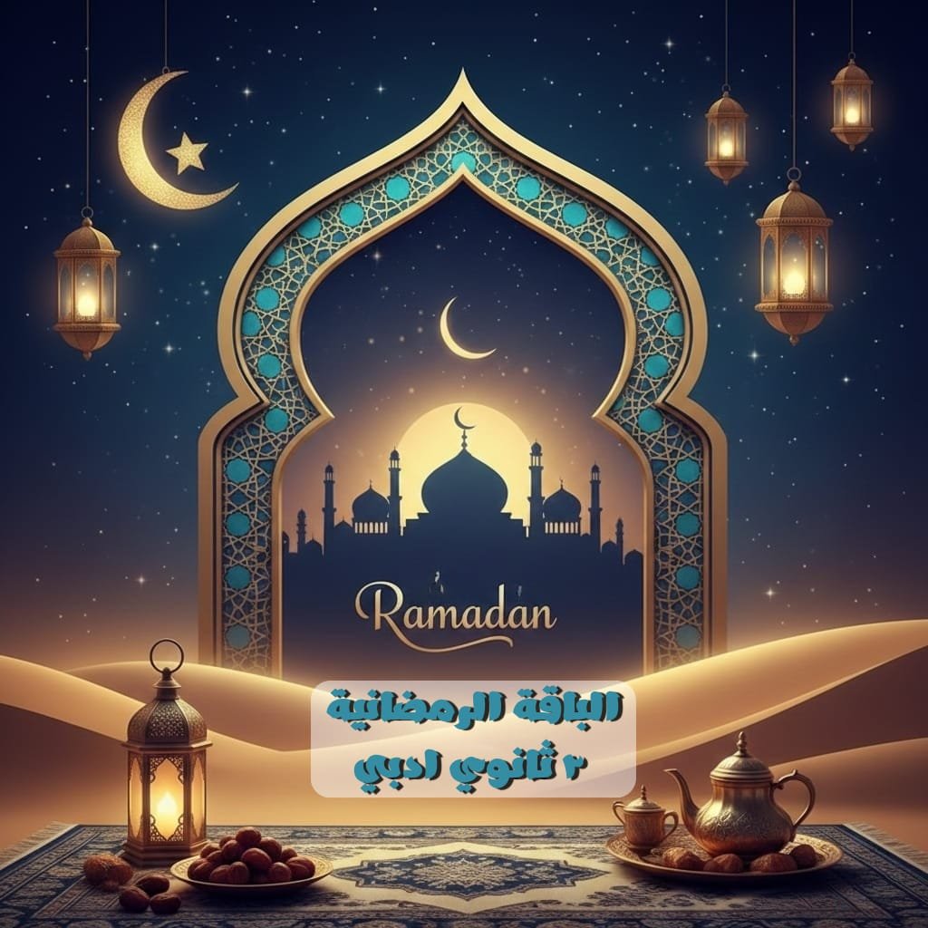 الباقة الرمضانية ٢ ث أدبي