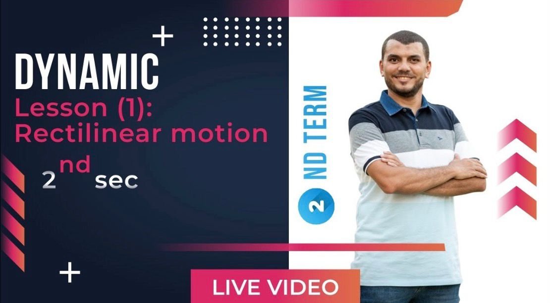 2nd Secondary Dynamic Lesson 1 Rectilinear motion